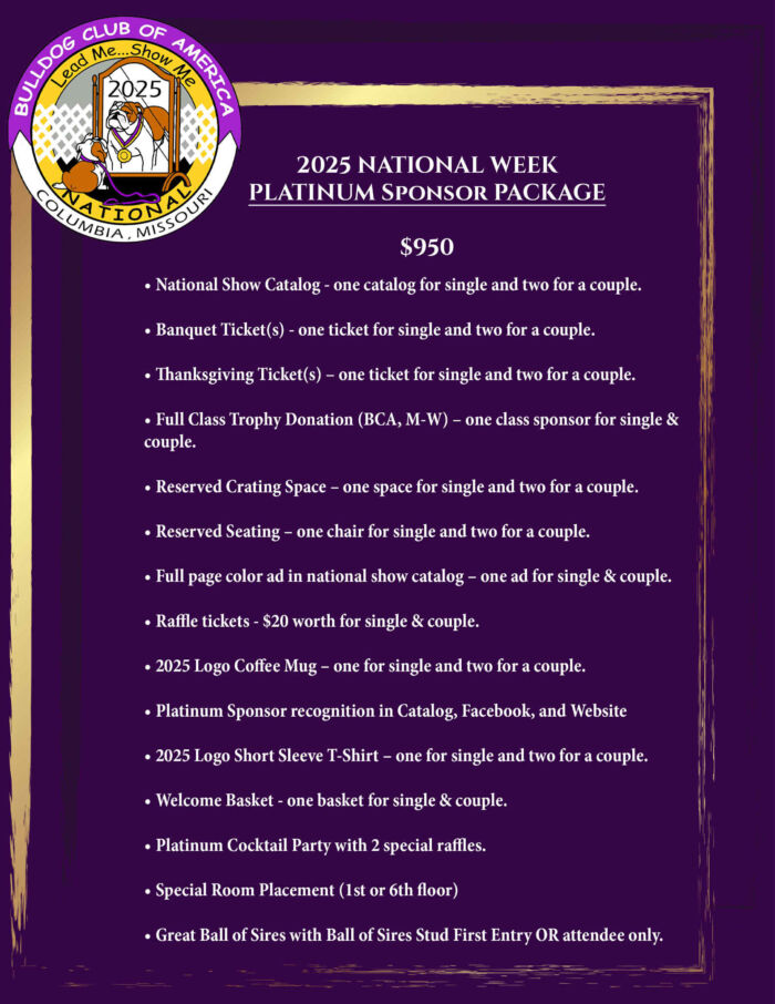 Platinum Package