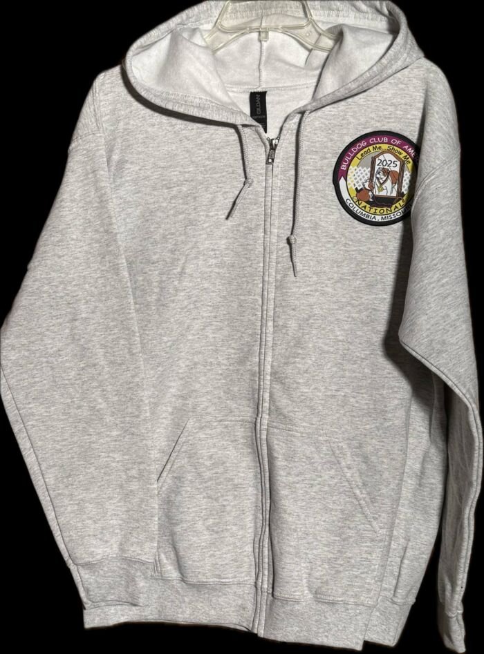 Zip Up Hoodie Woven Patch - Image 3