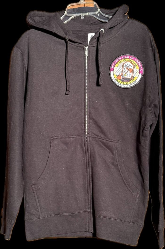 Zip Up Hoodie Woven Patch - Image 2