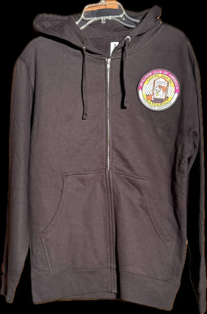 Zip Up Hoodie Woven Patch - Image 2